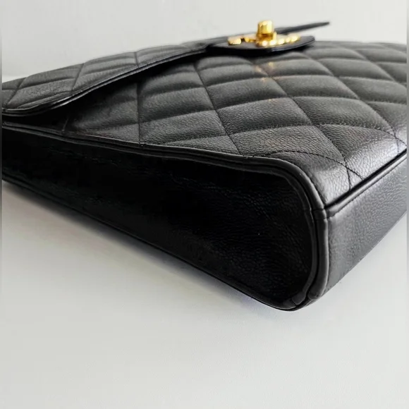 Chanel Black Caviar Briefcase Laptop Bag - Picture 10 of 16